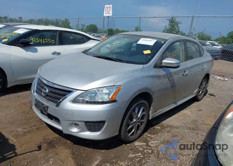 2015 Nissan Sentra Sr из США, поврежденный, VIN 3N1AB7AP7FY263414